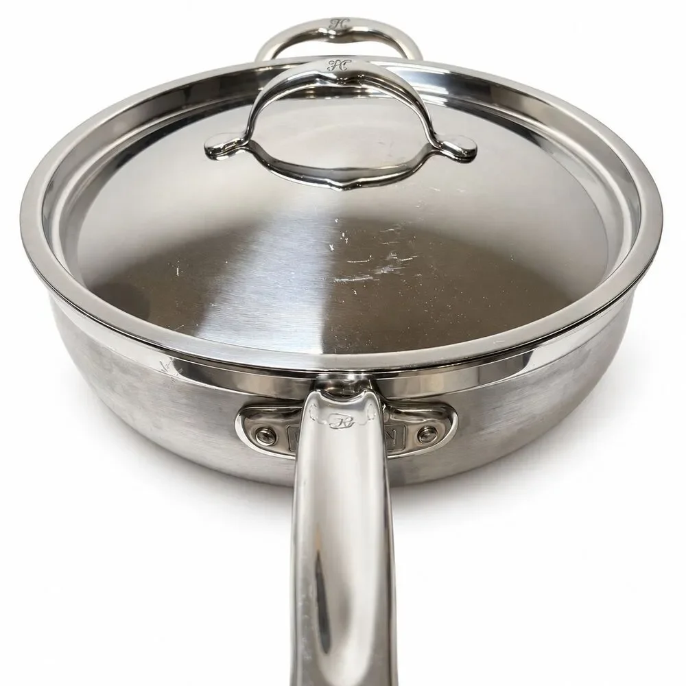 Hestan NanoBond Molecular Titanium 5 Qt Essential Pan With Lid - Made in Italy